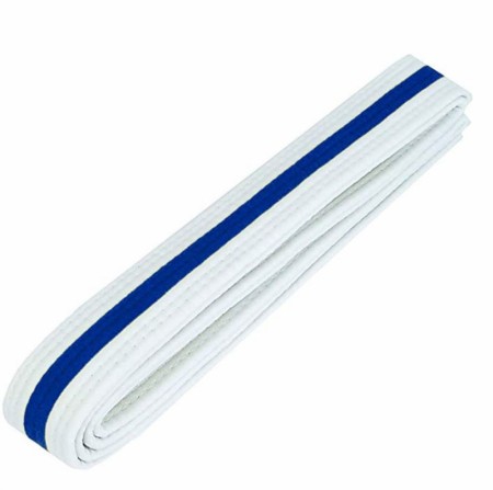 Xtreme Hvit Belte m/blå stripe