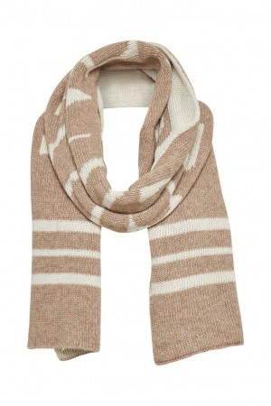 Stripet skjerf